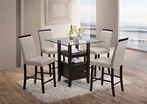 How do i determine chair height? Lenn 5-Piece Counter Height Dining Set, 35" Square ...