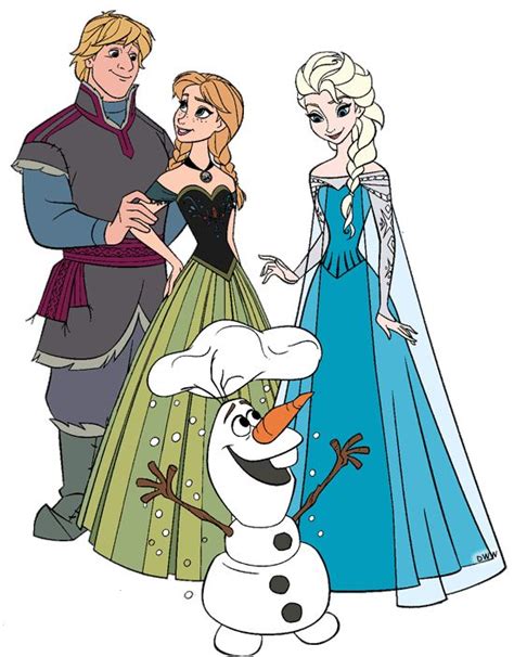 Anna Kristoff Elsa And Olaf