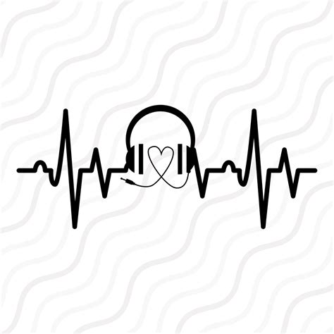 Music Heartbeat Svg Music Svg Heartbeat Svg Cut Table Etsy Singapore