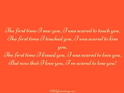 The First Time I Saw You Love Sms Quotes Image