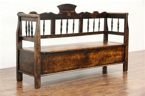 We can solve this problem for we have brainstormed several questions that you would require answers for when it comes to the best storage bed sets in 2020. SOLD - Country Pine 1840 Antique Primitive Bench, Settee ...