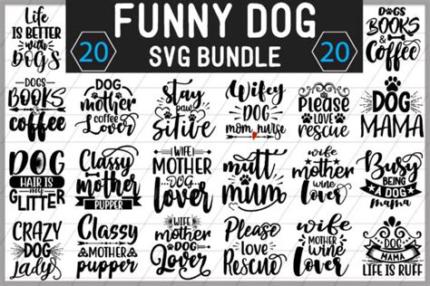 Funny Dog SVG Bundle Graphic by creative store.net · Creative Fabrica