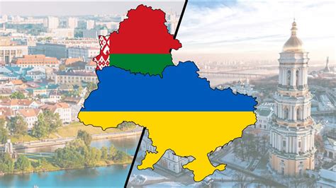 Belarus And Ukraine Flag Map Speedpaint Youtube