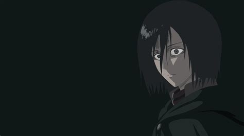4k Mikasa Death Stare Shingeki No Kyojin Animewallpaper