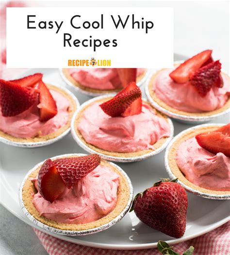 Easy Light Desserts 20 Light And Easy Dessert Recipes For Spring And Summer Sweet And Fruity