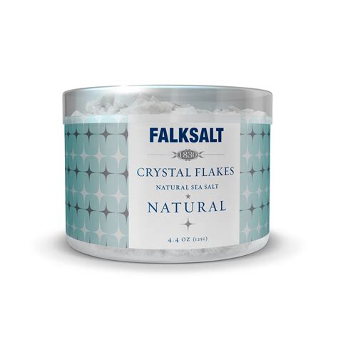 Salt Sea Mediterranean Crystal Flake Canister Imported Cyprus 1044