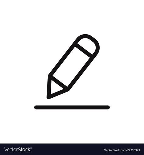 Edit Icon Royalty Free Vector Image Vectorstock