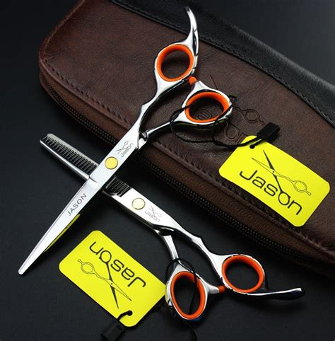 Jason Professional Japan Hair Scissors Set 6055 Inch Barber Hairdressing Cutting Thinning