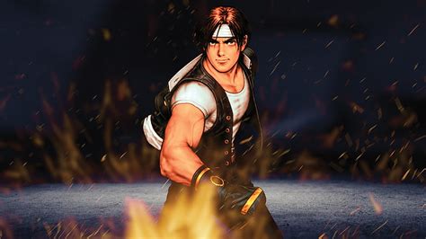 1366x768px Free Download HD Wallpaper King Of Fighters Kyo