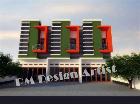 Ruko Minimalis Model 1 dan 2 Lantai Modern