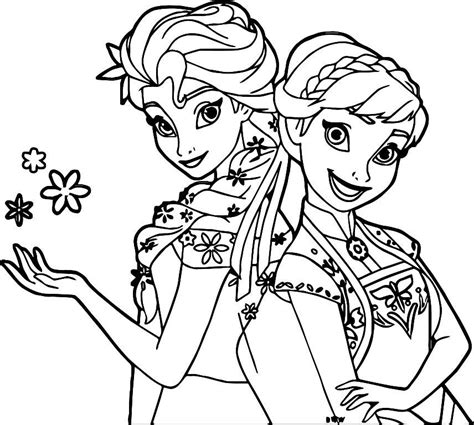Download and print these frozen coloring pages for free. Frozen Coloring Pages Elsa and Anna #frozencoloringpages ...