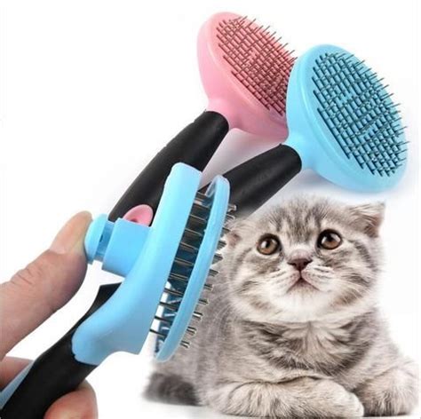 Cat Grooming Tools Stainless Steel Massage Bath Comb And Kitten Shedding Hair Remover Cat