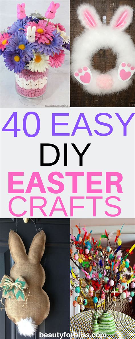 40 easter crafts for adults best of 2022 beauty for bliss easy easter crafts easter