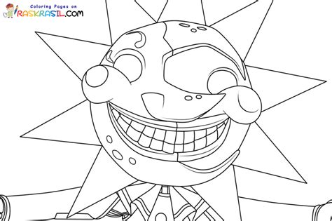 Sundrop Fnaf Coloring Pages Fnaf Coloring Pages Coloring Sheets