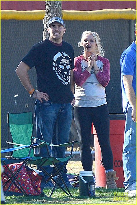 Full Sized Photo Of Britney Spears David Lucado Soccer Game With Kevin