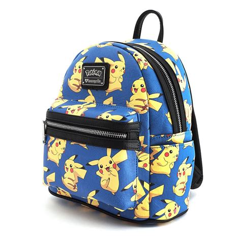 Pokemon Pikachu Mini Faux Leather Backpack Thinkcooltoys