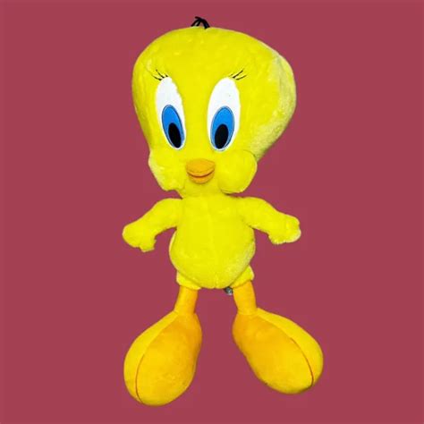 Vintage Looney Tunes Tweety Bird 1995 Stuffed Animal Plush Large 20