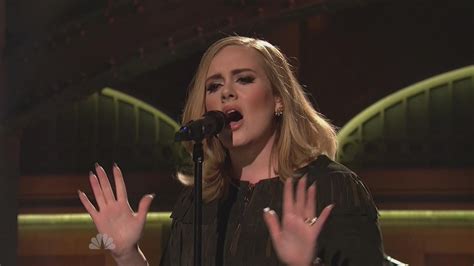 Adele Hello Live On SNL YouTube