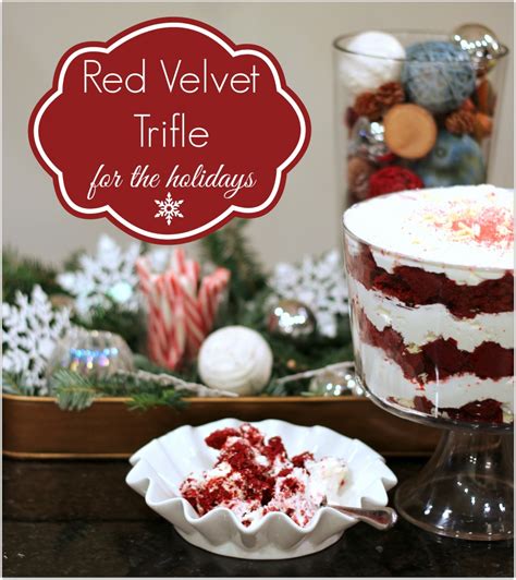 • 2 cups frozen unsweetened after a heavy christmas dinner, i find most people are happy to munch on homemade christmas cookies the next prominent dessert might be a buche noel. Red Velvet Trifle {a recipe for the holidays} - Artsy ...