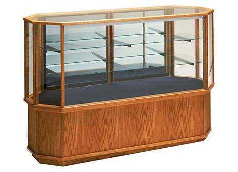 Full Vision Classic Horizontal Octagon Display Case Display Cases