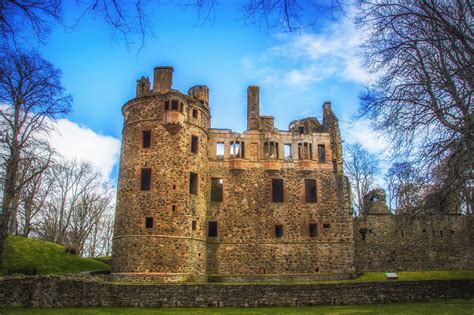 Grand Ruins Of Huntly Castle Aberdeenshire Scotland Aberdeenshire