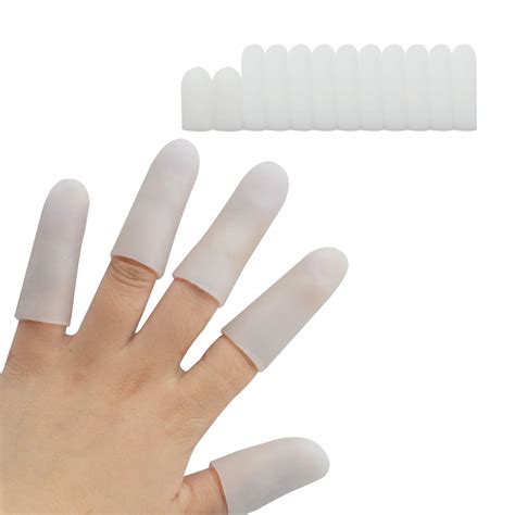 Finger Protection Finger Covers For Cracked Fingers Pcs Finger Sleeves Silicone Gel Finger Tips