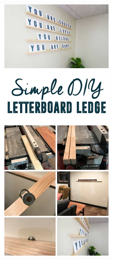 How to write a letter of resignation + example. $4 Simple DIY Letterboard Ledge | Diy letter board, Diy letters, Easy diy
