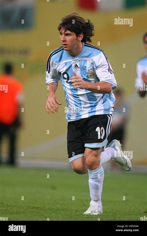 Lionel Messi Argentina And Barcelona World Cup Leipzig Germany 24 June