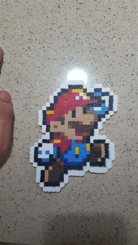 Paper Mario sprite. : r/beadsprites