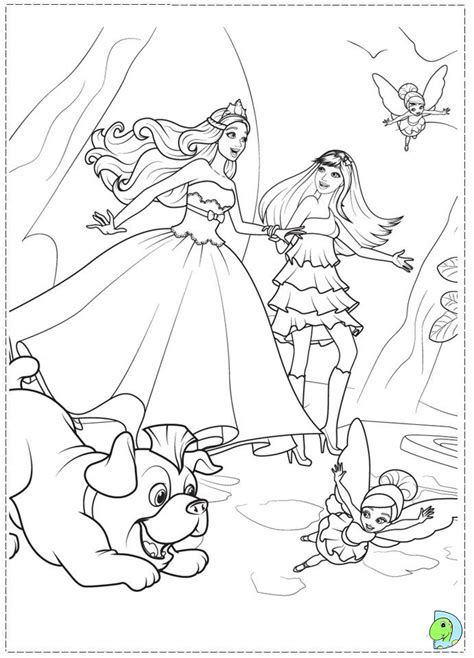 Barbie the princess and the popstar: Barbie- The princess and the Popstar Coloring page ...