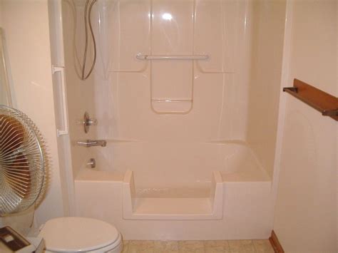 Walk-In Bath To Shower Step Thru Insert DIY Conversion Kit Senior