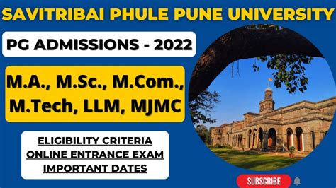 Pg Admissions 2022 Pune University Admissions 2022 Sppu