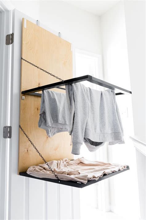 How To Build A Beautiful Fold Up Hanging Drying Rack Indoor Clothes