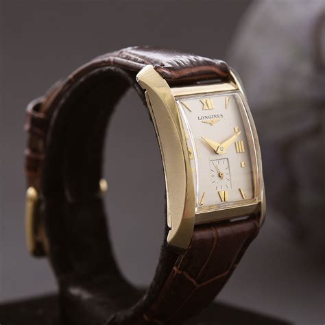 1956 Longines Gents Vintage Hourglass Dress Watch Empressissi
