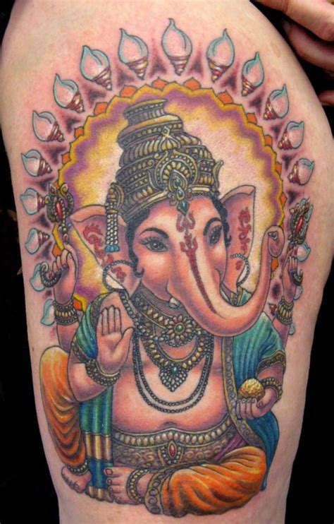 Colourful Buddhist Elephant Tattoos For Men And Women Tatuaggi