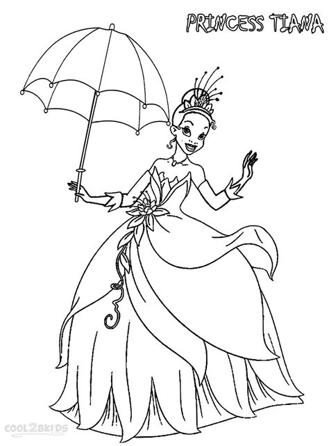 We can tell you, the princess always gets the prince. Printable Princess Tiana Coloring Pages For Kids | Cool2bKids