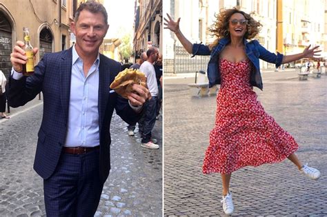 Bobby Flay And Giada De Laurentiis In Italy For Project