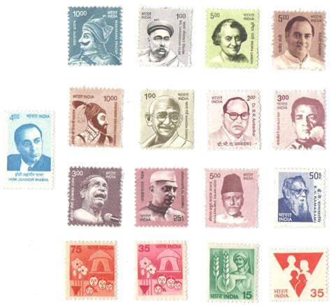Current Indian Stamps
