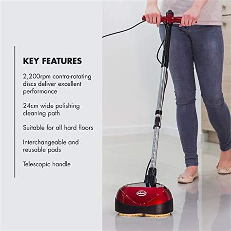 Ewbank Ep170 All In One Floor Cleaner Scrubber And Polisher Red