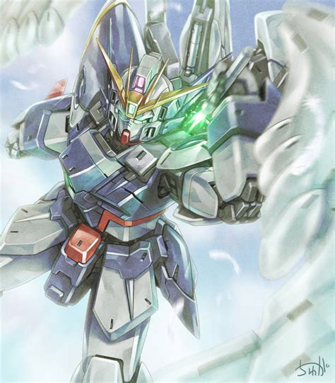 XXXG W Wing Gundam Zero Mobile Suit Gundam Wing Image By Tyuga Zerochan Anime