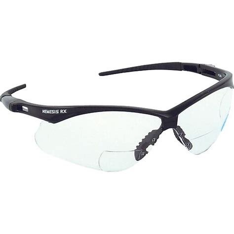 Shop Staples For Jackson® Ansi Z87 Nemesis™ Rx Safety Glasses Smoke 2 0 Diopter