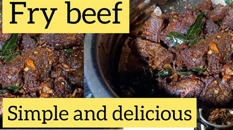 Beef Fry Recipesrilanka Style Beef Fry Simple Recipe And Delicious