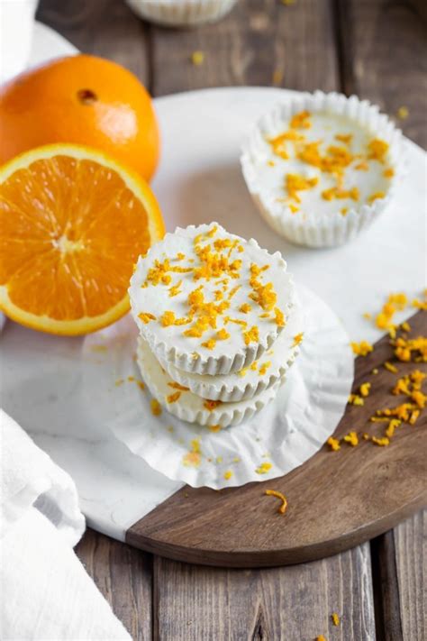 Vegan Orange Creamsicle Ice Cream Cups Recipe Vegan Desserts