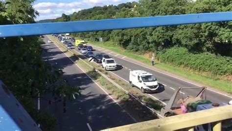 Two Vehicle Crash Causes Delays On A380 In Newton Abbot Devon Live