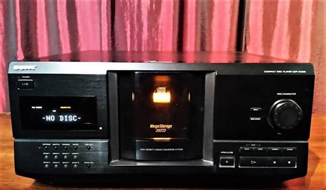 Sony Cdp Cx220 Multi Disc Compact Disc Cd Player 1998 Black Reverb