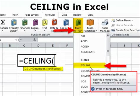 CEILING In Excel Formula Examples How To Use CEILING In Excel