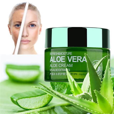 Aloe Vera Gel Smooth Moisturizing Whitening Day Cream Anti Wrinkle Face