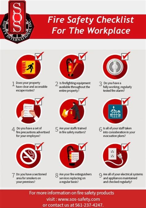 Fire Safety Checklist For The Workplace