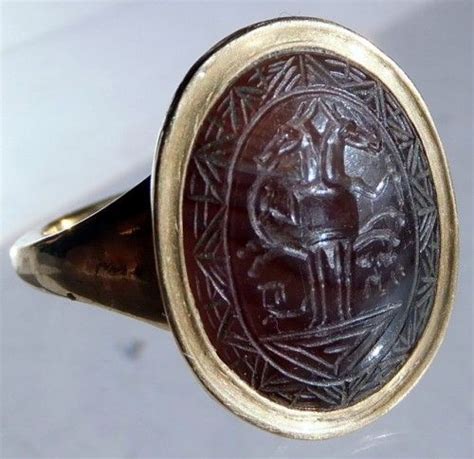 Gnostic Intaglio Ring Peterszuhay Ancient Jewelry Etruscan Jewelry