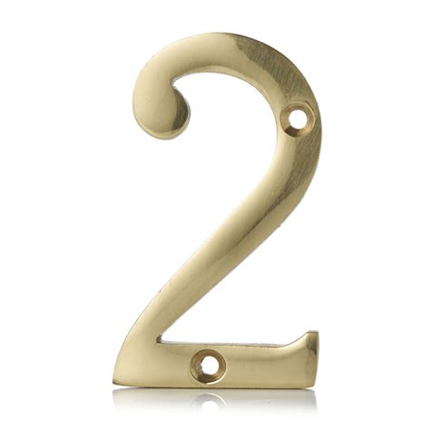 Wilko Brass Door Number 2 | Wilko
